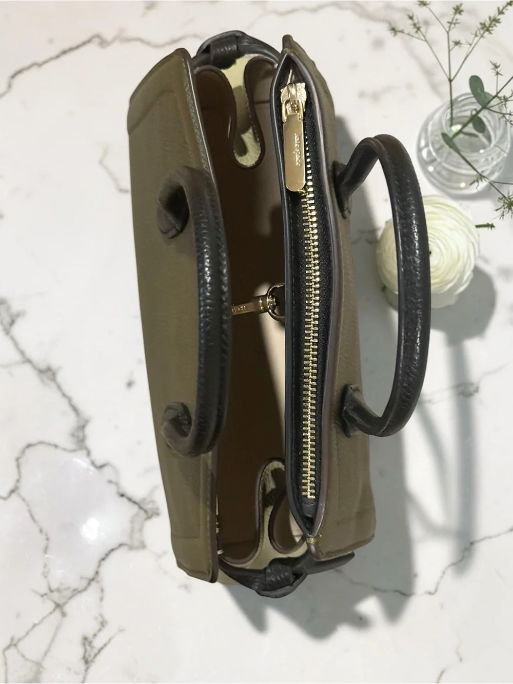 Kate Spade Pebbled Leather Knott ColorBlock Duck Green Satchel Xbody & Wristlet